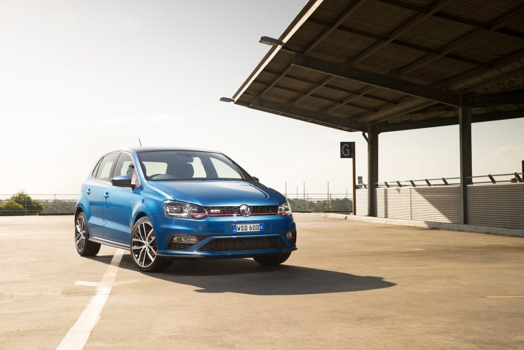 The VW Polo GTI. The VW Polo GTI.